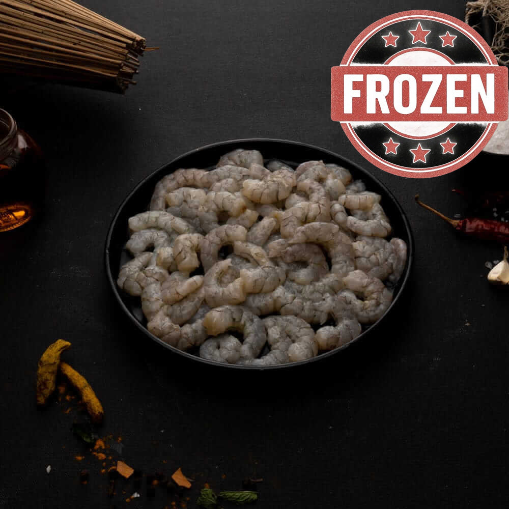 Coastal prawns - Frozen & Cleaned Prawns / రొయ్యలు – 31-40 Count/KG - Ready to Cook